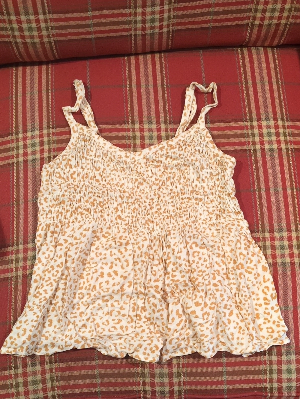 cheetah print tank top
